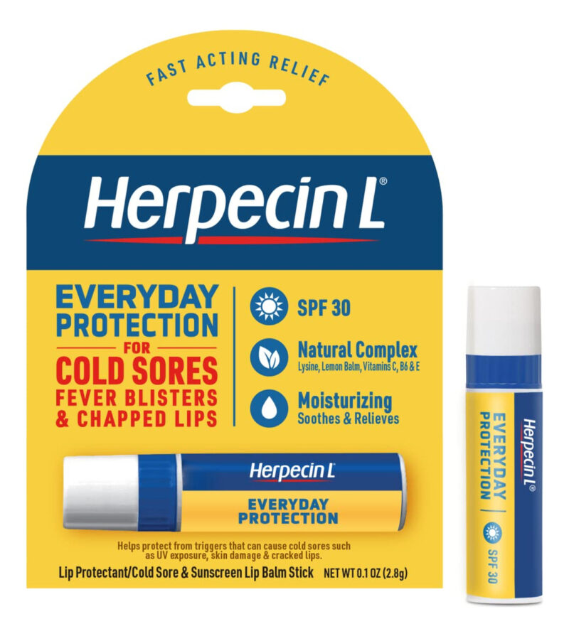 Herpecin L Bálsamo Labial Stick Spf 30 Lisina Multi Limão 01