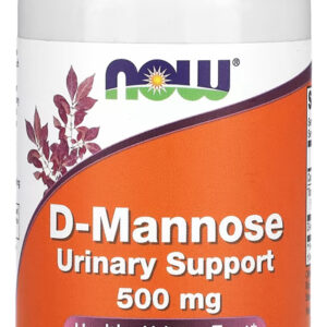 D-manose 500mg Now Foods 60 Cápsulas Sabor N/a