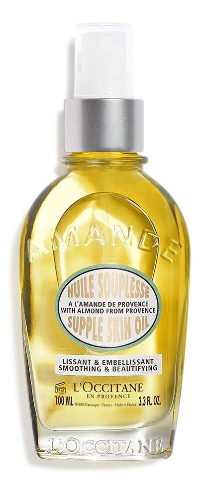 Óleo De Pele L'occitane Ammond Supple 100ml Com Estrias