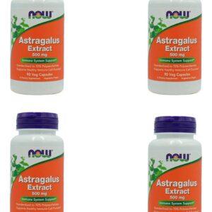 Astragalus Erva Chinesa 500mg Now Foods 90vcaps 4un