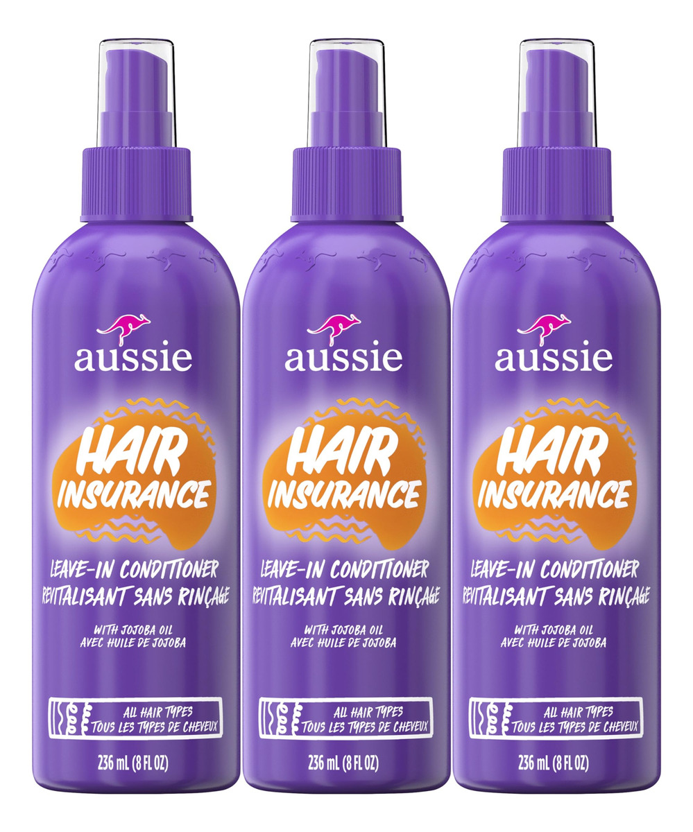 Condicionador Leave-in Spray Aussie Hair Insurance 240 Ml X3