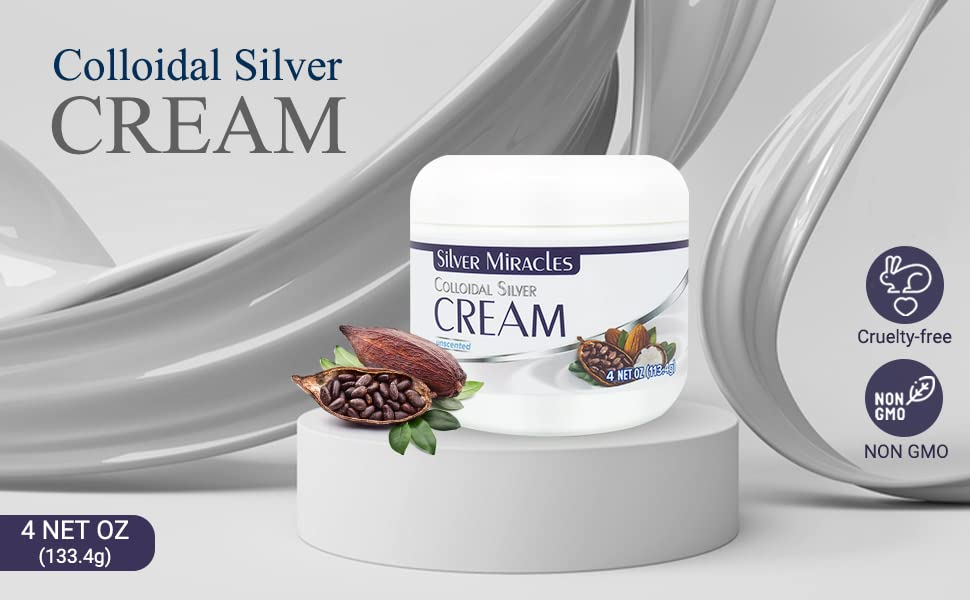 Creme De Prata Coloidal Silver Miracles 120ml Skin Healing - Imagem 6