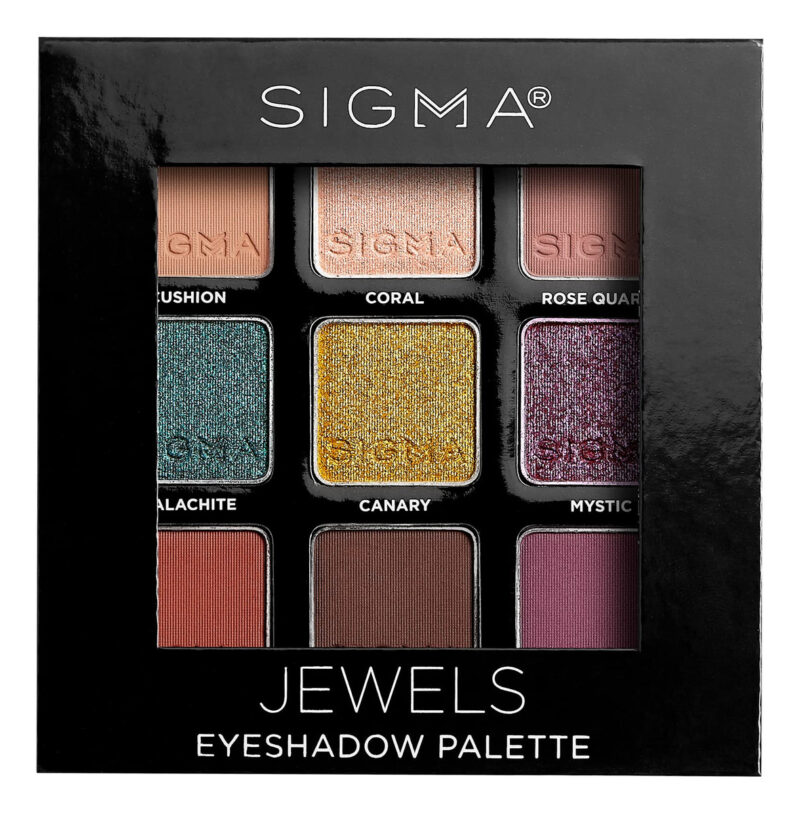 Paleta De Sombras Sigma Beauty Jewels Com 9 Tons
