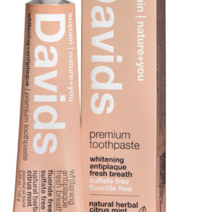 Pasta De Dentes Davids Sem Flúor Clareador De Dentes 150ml