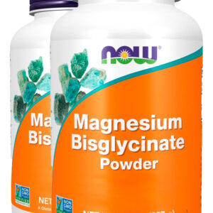 Bisglicinato De Magnésio Em Pó 227g Importado 2un Now Foods