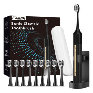Escova De Dentes Elétrica Fairir Sonic Com 10 Cabeças De Esc