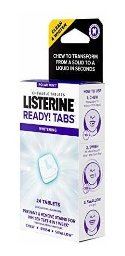 Comprimidos Para Mastigar Clareadores Listerine Ready Tabs P - Imagem 2