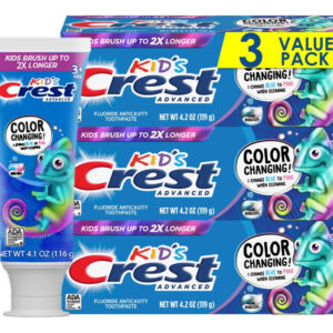 Pasta De Dentes Crest Kids Advanced Fluoride Bubblegum 125ml