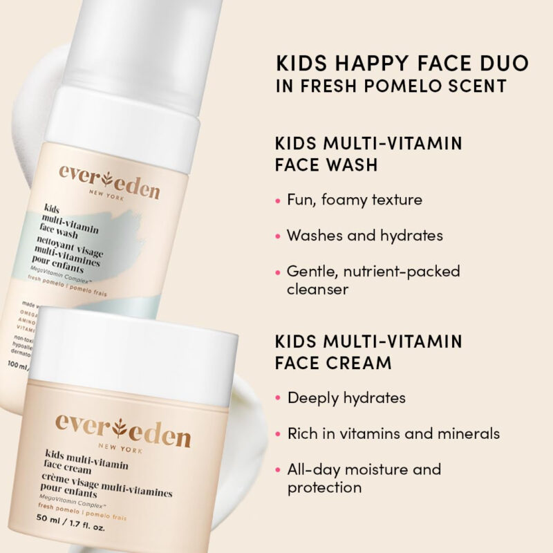 Conjunto De Cuidados Com A Pele Evereden Kids Happy Face Fre - Image 2