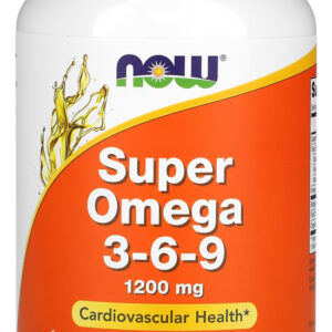 Now Foods Super Ômega 3-6-9 1200mg 180 Soft Importado