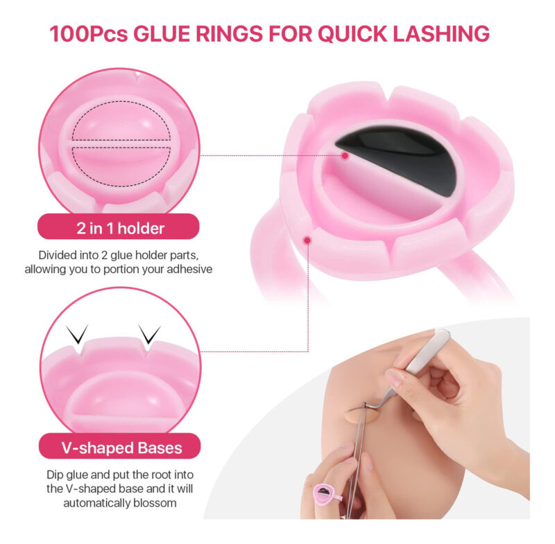 Kit De Extensão De Cílios Pretty Memory Lash Mannequin Head - Image 5