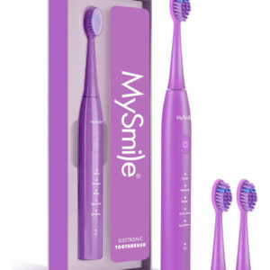 Escova De Dentes Elétrica Mysmile Dy156 Recarregável Roxa