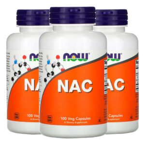 Nac N-acetilcisteína 600mg 100 Cáps Importado 3un Now Foods