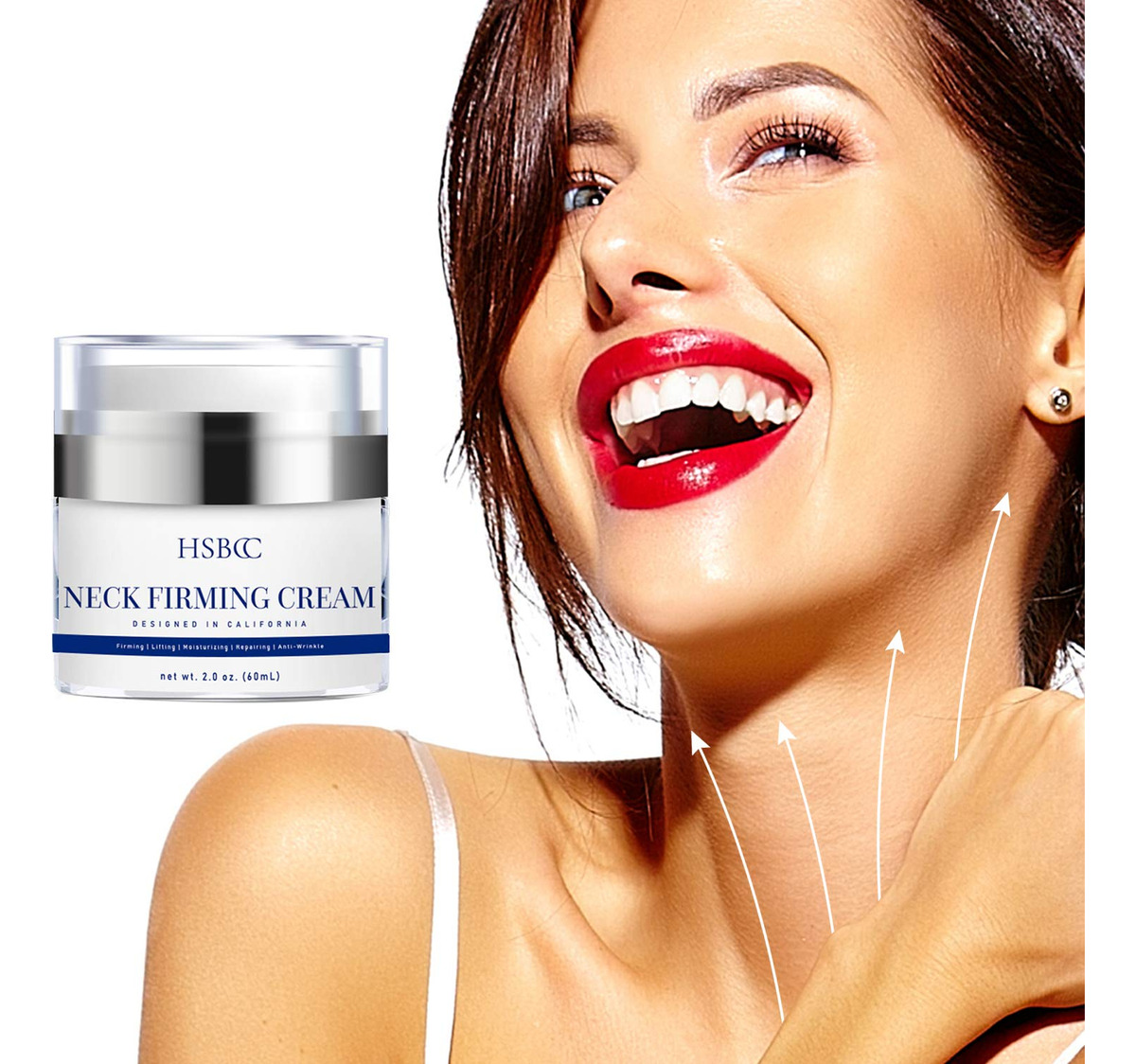 Creme Reafirmante De Pescoço Hsbcc Creme De Pescoço Com Pept - Imagem 7