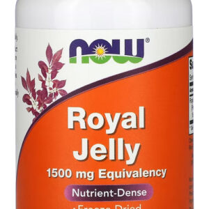 Geleia Real Now Foods Royal Jelly 60 Veg Caps Importado
