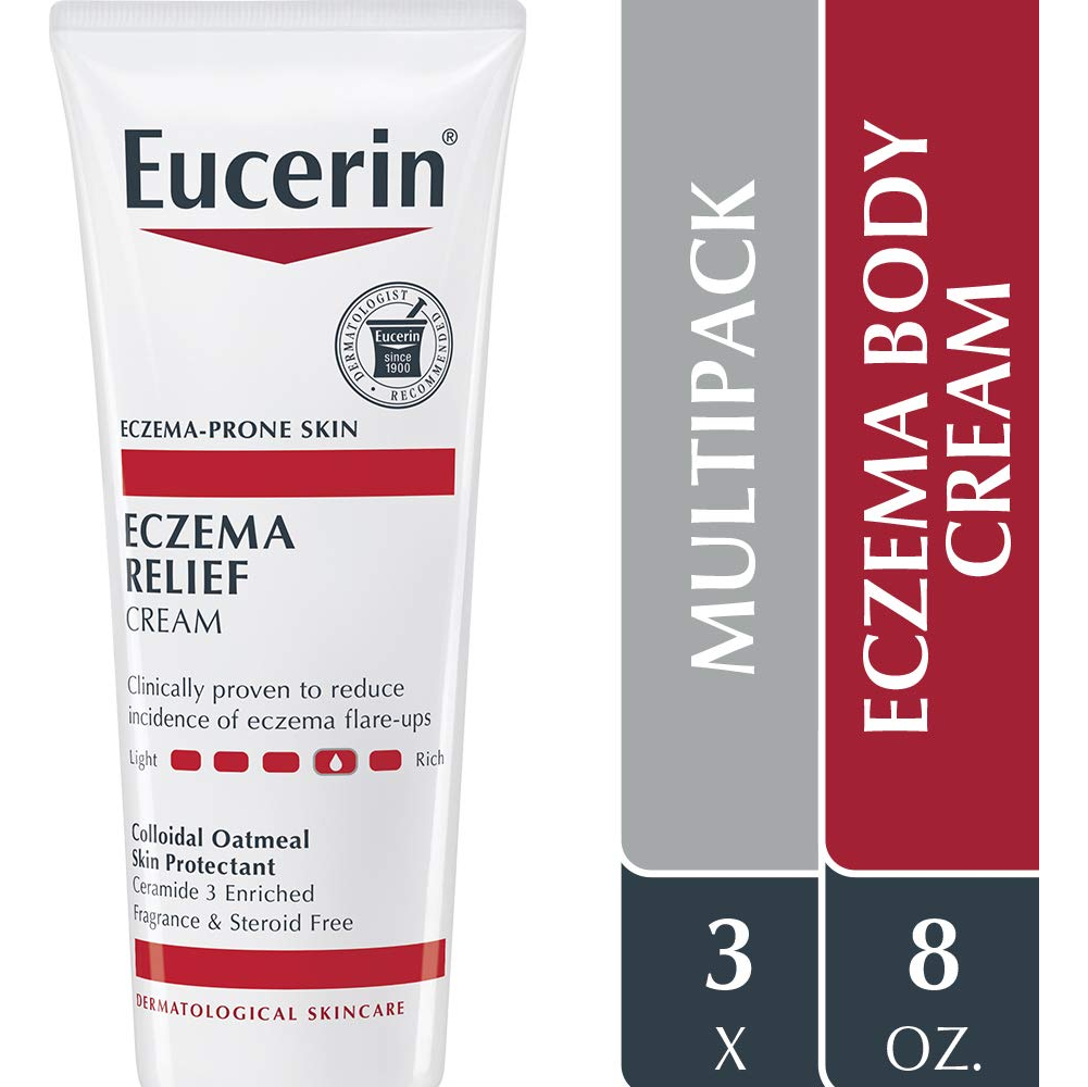 Loção Corporal Cream Eucerin Eczema Relief 240 Ml (pacote De - Imagem 3