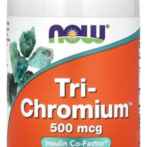 Now Foods Tri-chromium 500 Mcg 90 V Cápsulas, Sabor Sem Sabor
