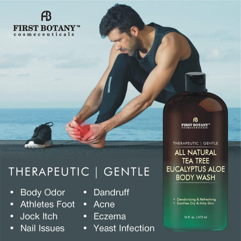 Sabonete Líquido First Botany All Natural 480 Ml Tea Tree Eu - Image 3