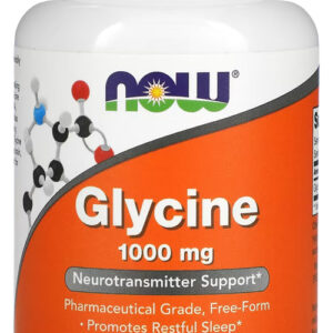 Glicina 1000mg Now Foods Glycine 100 Veg Caps