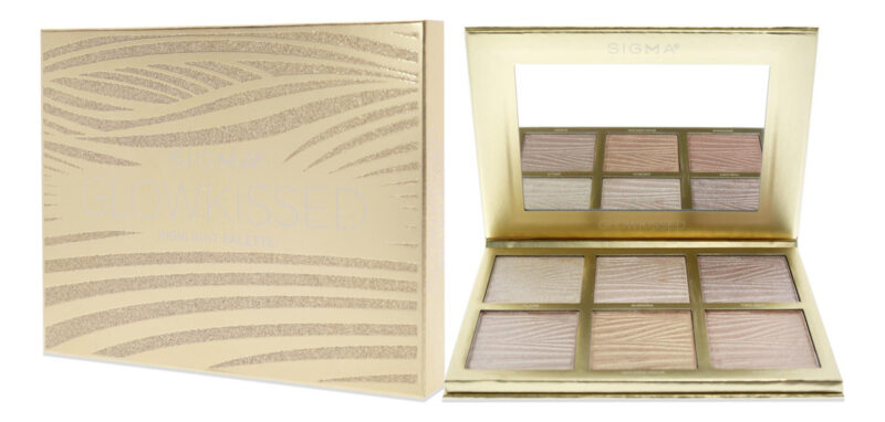Paleta De Destaques Sigma Beauty Glowkissed Com 6 Iluminador - Image 4