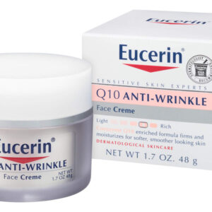 Creme Facial Eucerin Q10 Anti-rugas 50ml Para Pele Sensível