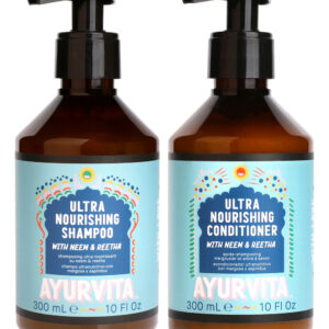 Condicionador Nutritivo Ayurvita Neem And Reetha Unissex 2 P