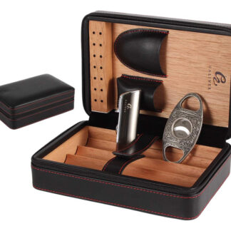 Estojo Para Umidificador De Charutos Galiner Com Conjunto De