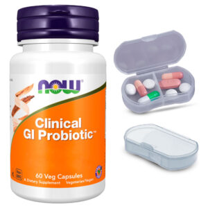 Clinical Gi Probiótico 20 Bi Now 60 Cáps + Porta Cápsulas
