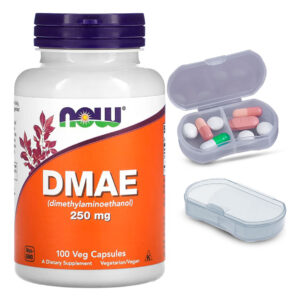 Dmae 250mg Now Foods 100 Cápsulas + Porta Cápsulas