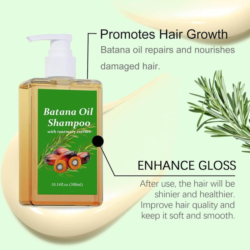 Shampoo Batana Oil Para Crescimento De Cabelo Com Biotina 9 - Image 3