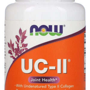 Colágeno Tipo 2 Uc-ii 40mg Now Foods 60 Veg Caps Sabor Sem Sabor