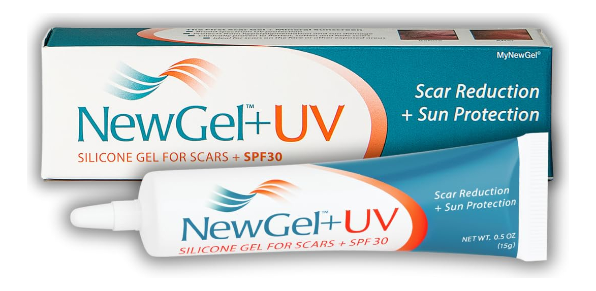 Gel Para Cicatrizes Mynewgel Newgel Plus Uv 15g Com Protetor