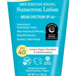 Loção De Proteção Solar Earth Mama Uber-sensitive Spf 40 90m