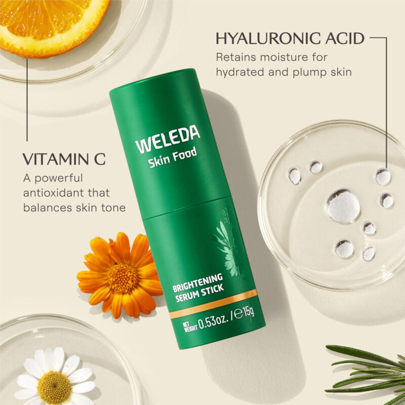 Serum Stick Weleda Skin Food Brightening Com Vitamina C E Ha - Image 2