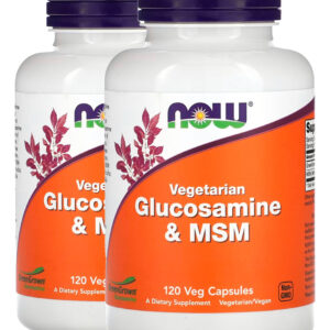Glucosamina E Msm 120 Caps Importado 2un Now Foods