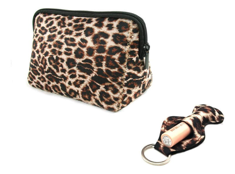 Bolsa De Cosméticos Ajltpa Com Protetor Labial, Suporte De B