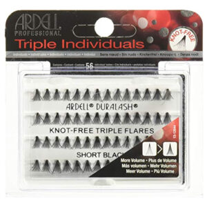 Cílios Postiços Ardell Triple Individuals Knot-free Short Bl