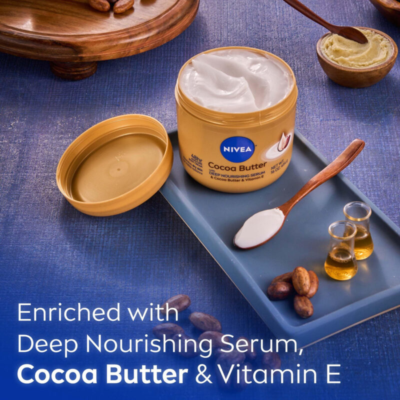 Creme Corporal Nivea Cocoa Butter Com Sérum Nutritivo Profun - Image 4