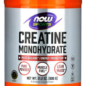 Creatina Em Pó Now Foods 600g Puro Sabor N/a