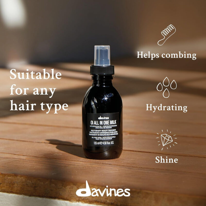 Spray De Leite Para Cabelo Davines Oi All In One 135 Ml Heat - Image 2