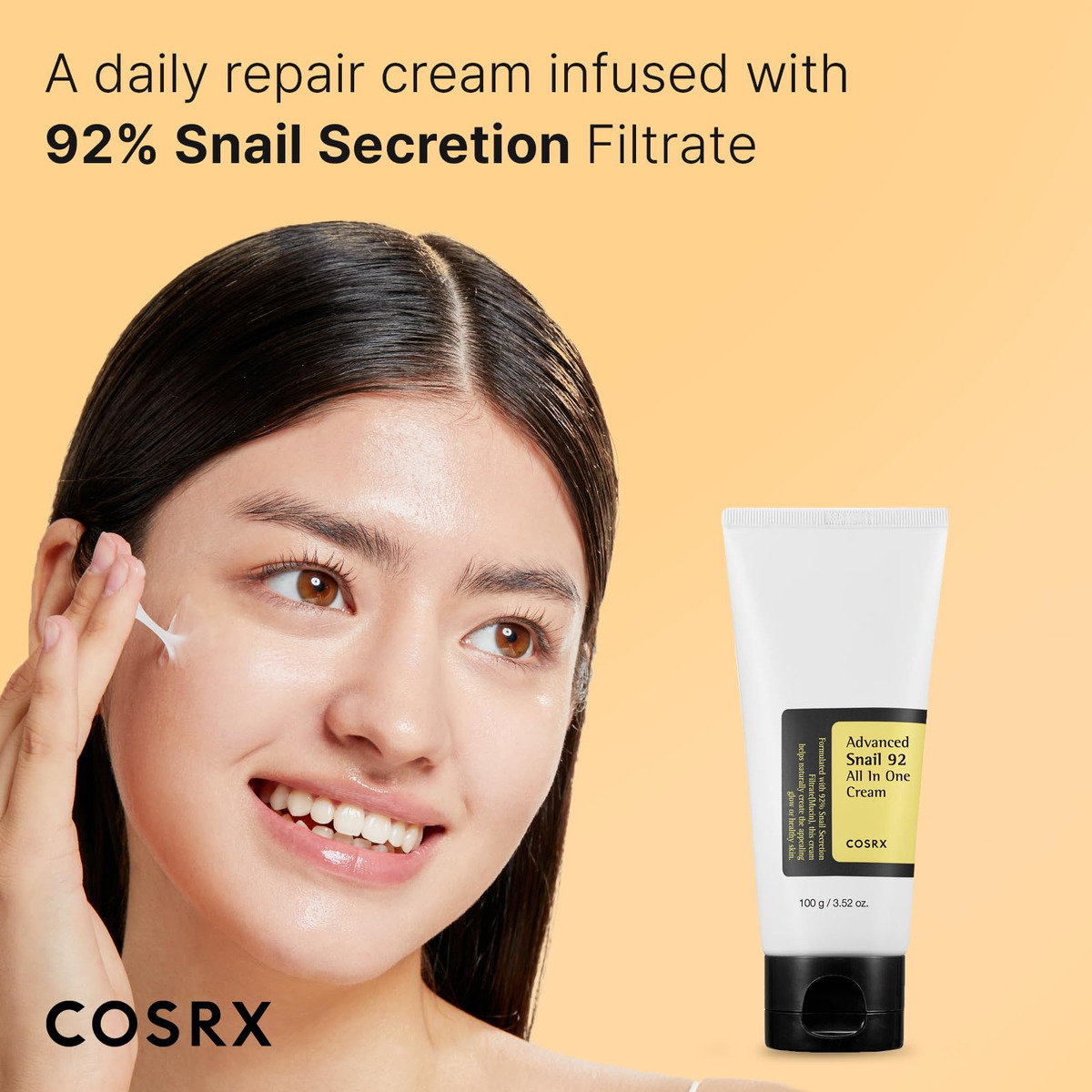 Creme Hidratante Cosrx Snail Mucin 92% Daily Repair Face Gel - Imagem 2