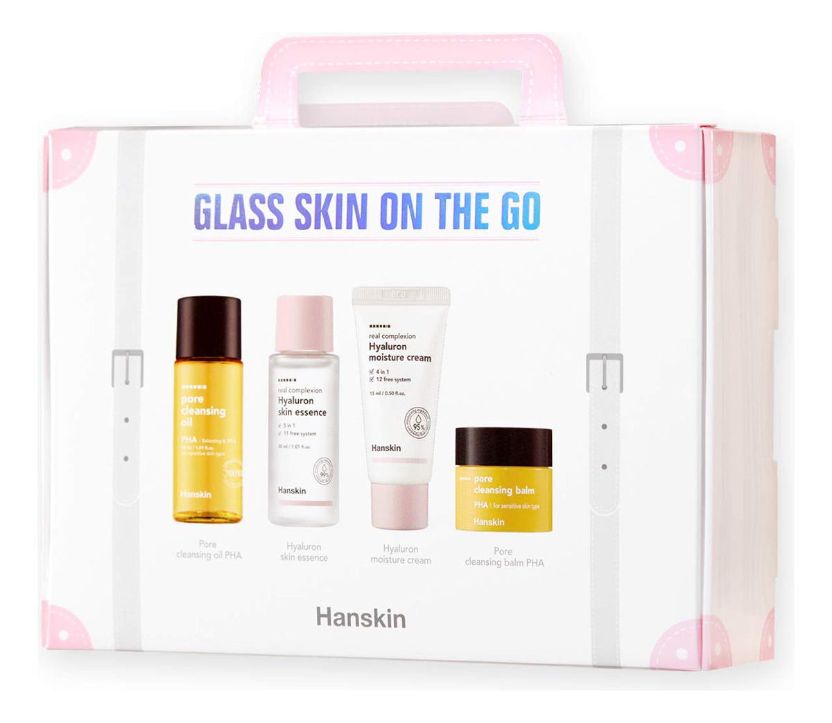 Conjunto De Cuidados Com A Pele Hanskin Glass Skin On The Go