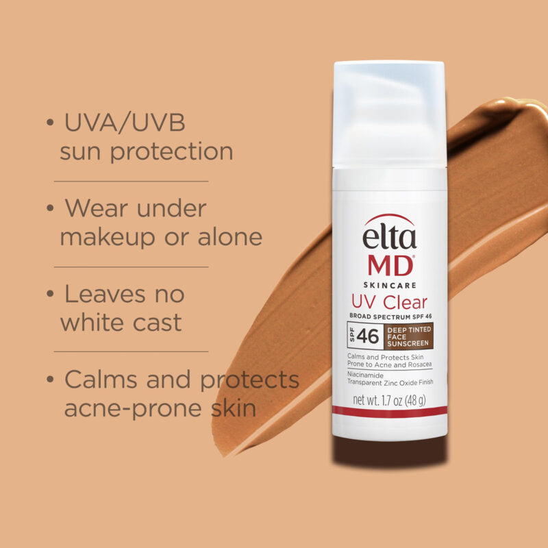 Protetor Solar Eltamd Uv Clear Deep Tint Face Spf 46 50ml - Image 2