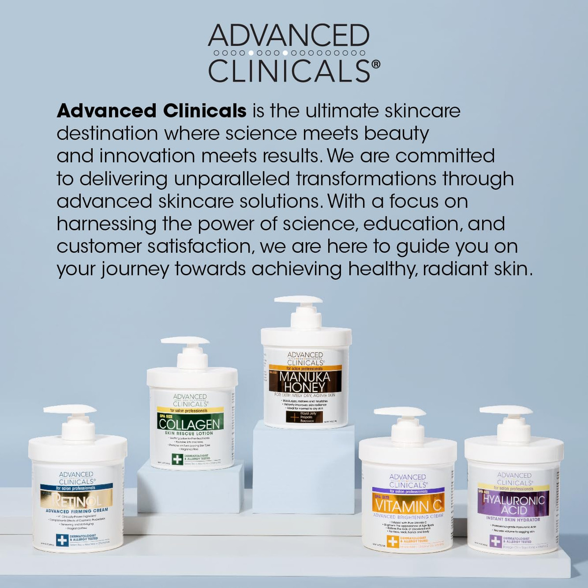 Loção Corporal Advanced Clinicals Retinol 480 Ml Crepey Skin - Imagem 7