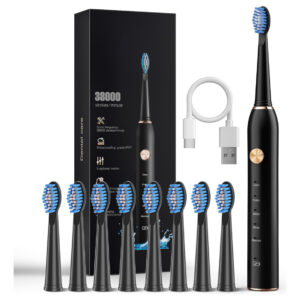 Escova De Dentes Elétrica Ajelu Sonicare 38000vpm Ipx7 Water