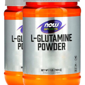 L-glutamina Pó Sports 454g F. Livre Importado 2un Now Foods
