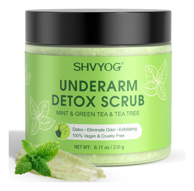 Chá Verde Shvyog Detox Scrub Para Axilas Com Hortelã E Melal