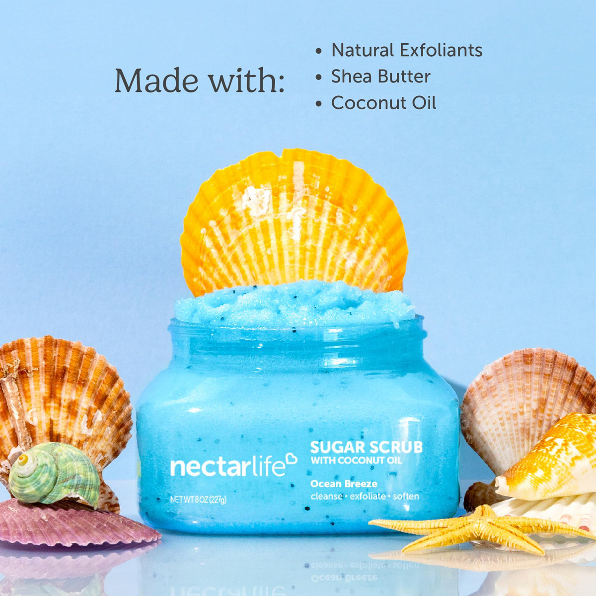 Esfoliante Corporal Sugar Nectar Life Hidratante 240ml - Imagem 3