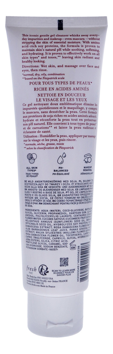 Limpador De Rosto Fresh Soy Para Mulheres 150ml - Imagem 2