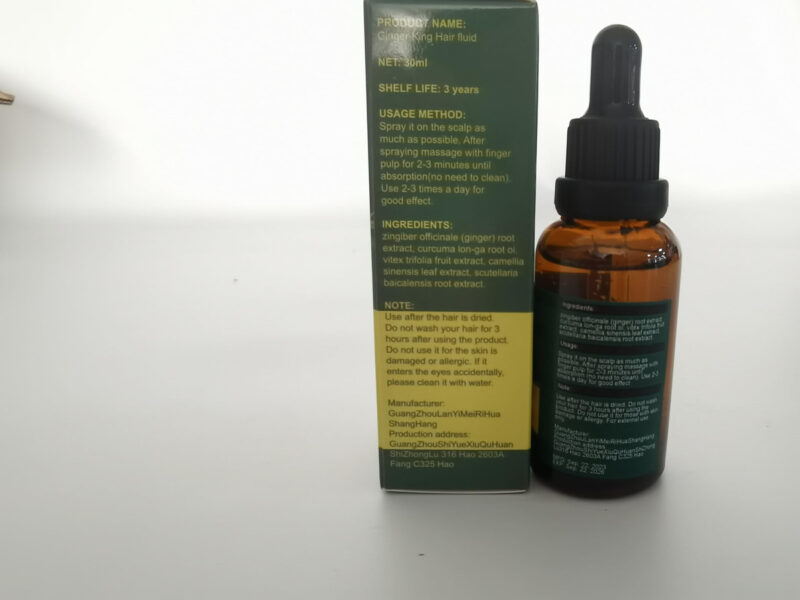 Sérum De Crescimento Capilar Vedora King Of Ginger 30ml - Image 5